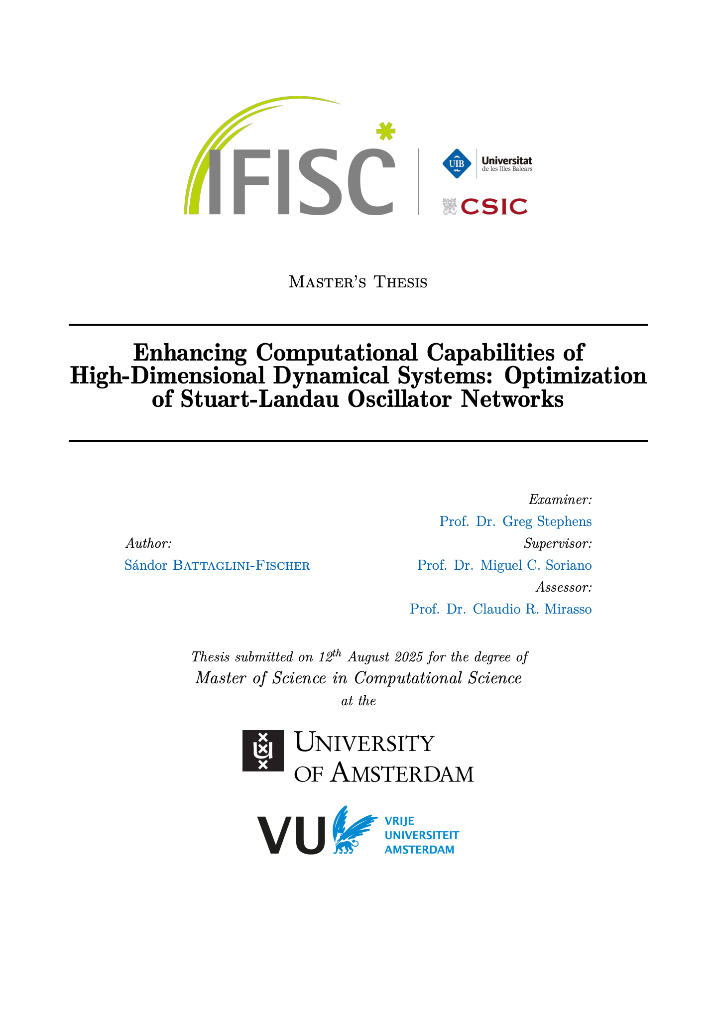 Master Thesis